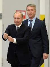 Леонид Михельсон и Владимир Путин