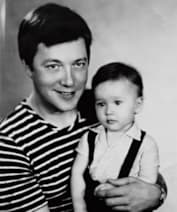 Евгений Жариков с сыном