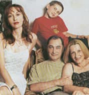 Владимир Коренев, его жена Алла Константинова, его дочь Ирина и внук Егор