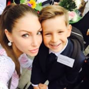 Юлия Чиплиева с сыном