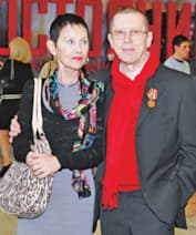 Валерий Золотухин с женой Тамарой