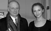 Андрей Толубеев с дочерью Надей