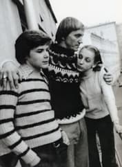 Илзе Лиепа с отцом и братом
