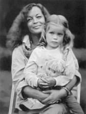 Роми Шнайдер с дочерью Сарой