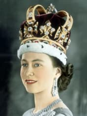 Елизавета II в молодости