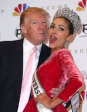 Donald Trump y Olivia Culpo