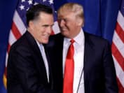 Donald Trump y Mitt Romney