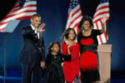 Barack Obama y su familia