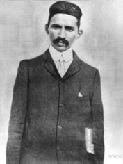 Махатма Ганди в молодости