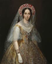 Мария Александровна в русском наряде