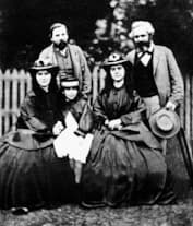 Фридрих Энгельс, Карл Маркс с женой и дочерьми