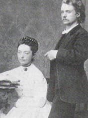 Эдвард Григ с женой