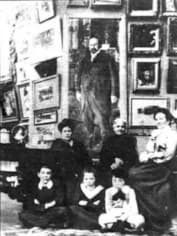 Савва Морозов с семьей