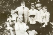 Семья Якова Полонского в гостях у семьи Афанасия Фета