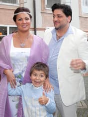 Юсиф Эйвазов с семьей