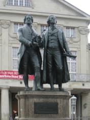 Памятник Фридриху Шиллеру и Иоганну Гете