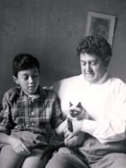 Виктор Драгунский с сыном Денисом