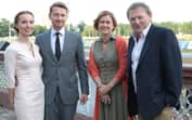 Кандидат в президенты Борис Титов с женой, сыном и невесткой