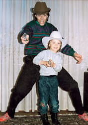 Андрей Букин с сыном