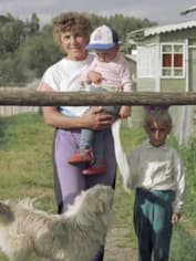 Раиса Сметанина с племянниками