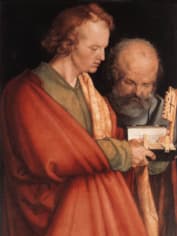 Иоанн Богослов и апостол Петр
