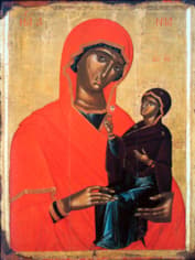 Святая Анна с младенцем Марией