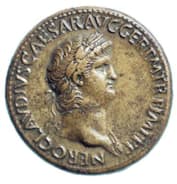 Монета с изображением Нерона