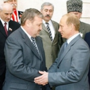 Ахмат Кадыров и Владимир Путин