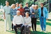 Борис Ельцин с семьей
