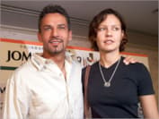 Роберто Баджо с женой