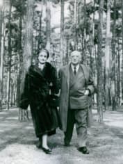 Андре Моруа и его жена Симон