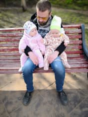 Дмитрий Авдеенко с детьми