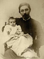 Дмитрий Мамин-Сибиряк с дочерью Аленушкой