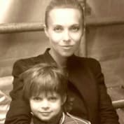 Марина Муравьева-Газманова с сыном