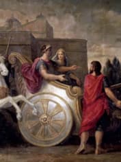 Навуходоносор и Семирамида в колеснице
