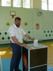 Виталий Минаков на выборах