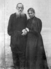 Софья Толстая и Лев Толстой