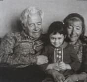 Алексей Каплер и Юлия Друнина и ее дочь
