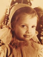 Екатерина Рождественская в детстве
