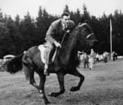 Петр Глебов на коне
