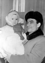Петр Глебов с дочерью