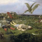 Картина Виктора Васнецова «После побоища Игоря Святославича с половцами»