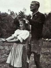 Отто Скорцени с дочерью