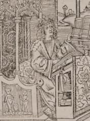 Средневековое изображение Горация