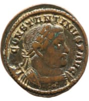 Портрет Константина Великого на монете
