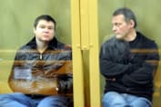 Сергей Цапок с подельником в суде