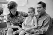 Андриян Николаев с женой и дочерью