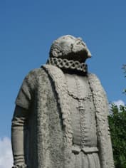 Памятник Тихо Браге на острове Вен