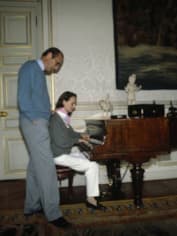 Жак Ширак и его дочь Лоранс