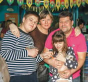 Сергей Бабаев с семьей